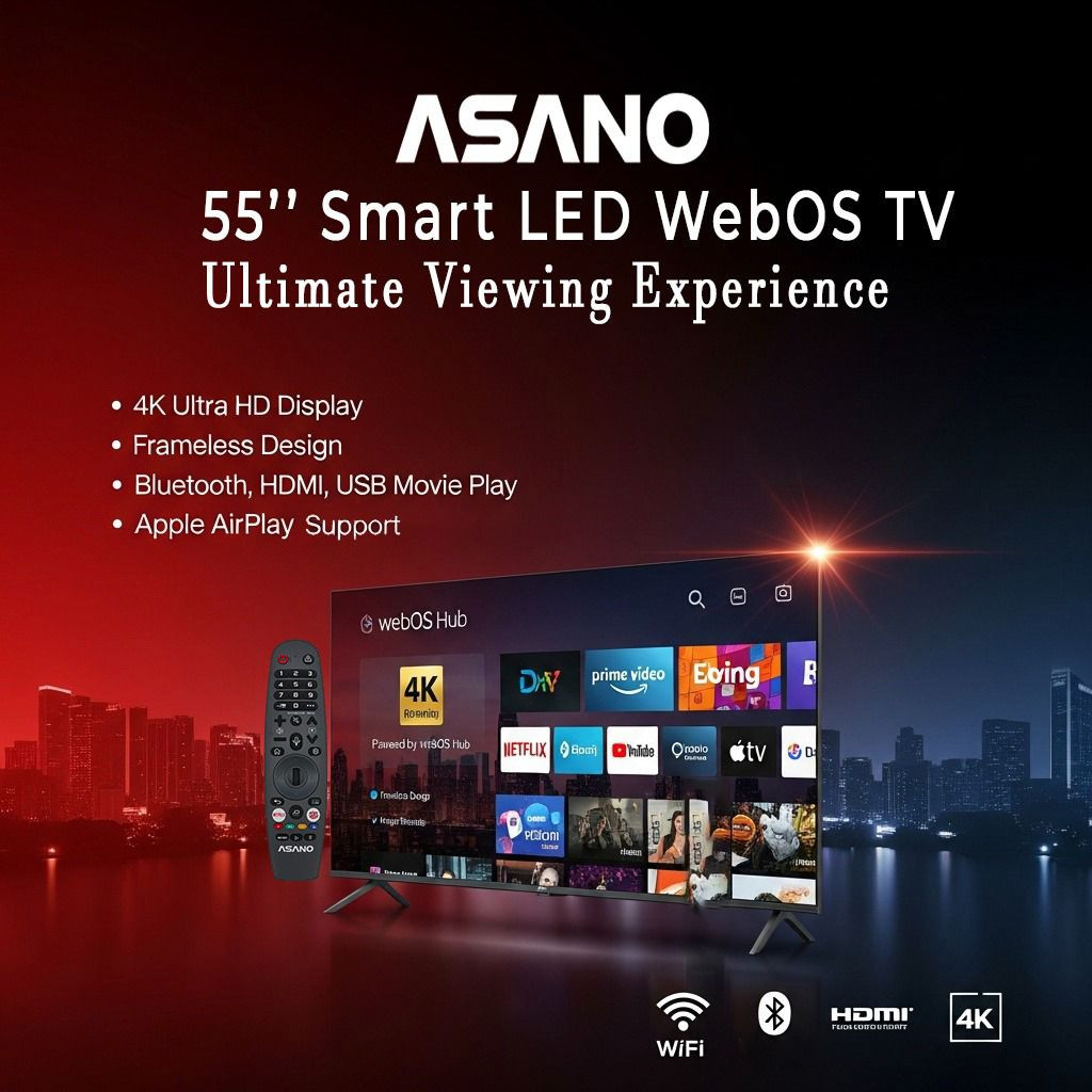 Asano 55' Smart LED WebOS TV